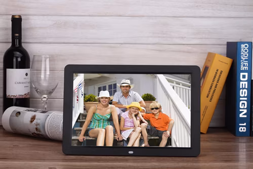 10.1 Inch LCD Display Digital Photo Frame with LED Backlight