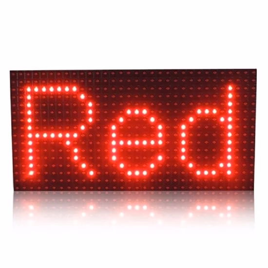 P810 Внутренний/наружный одноцветный светодиодный модуль дисплея автомобиля